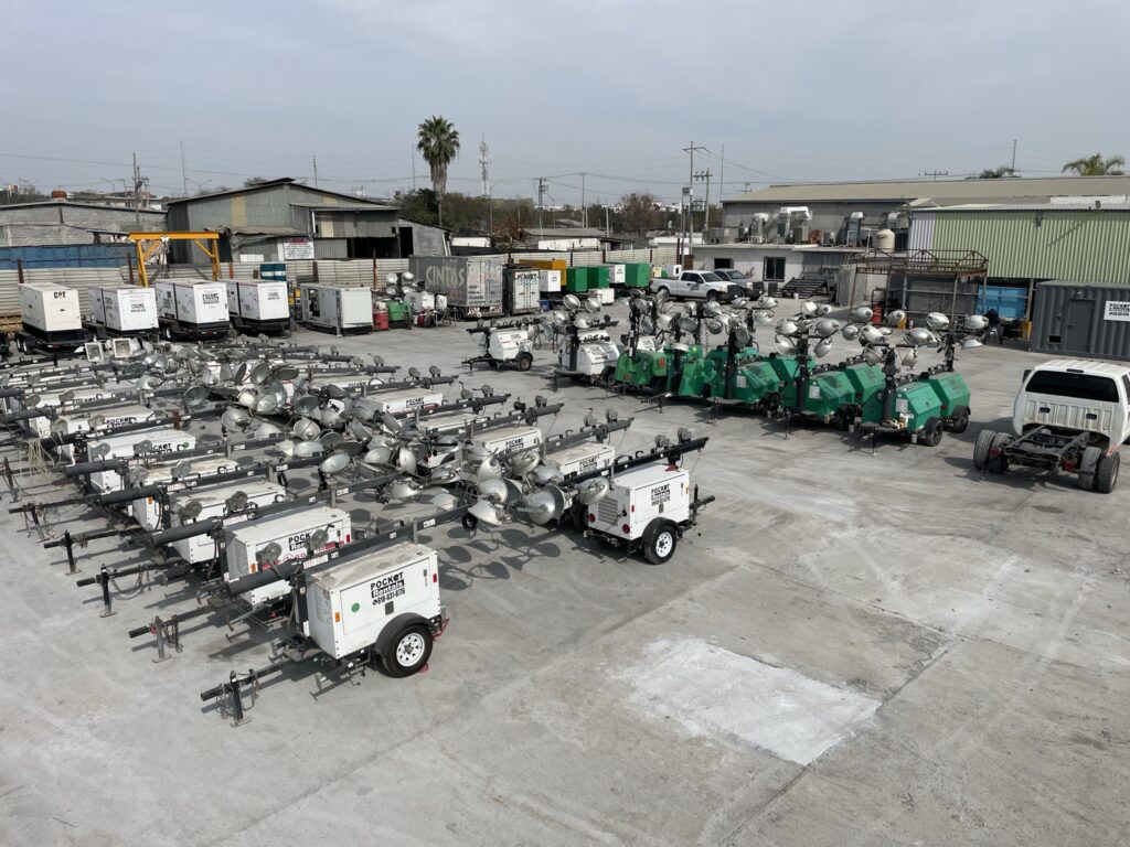 Torre de Iluminación de noche